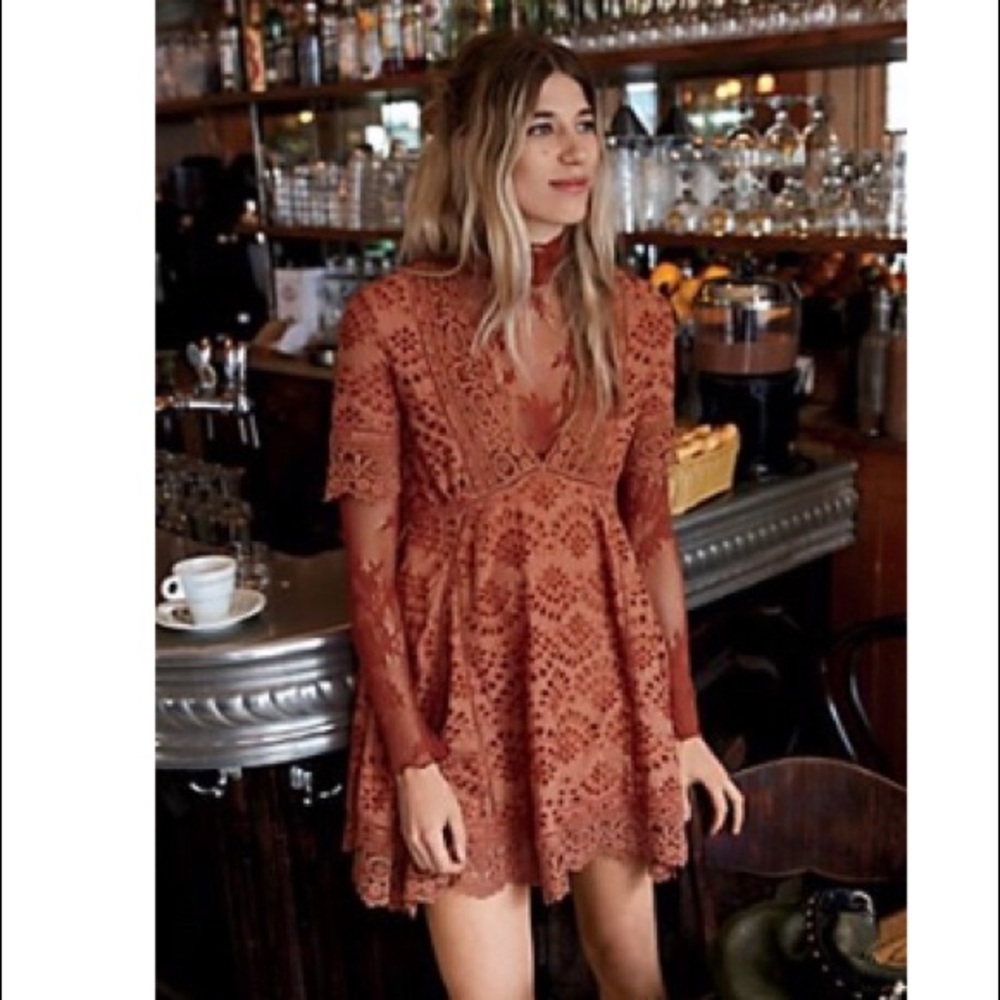 Eyelet Flare Dress